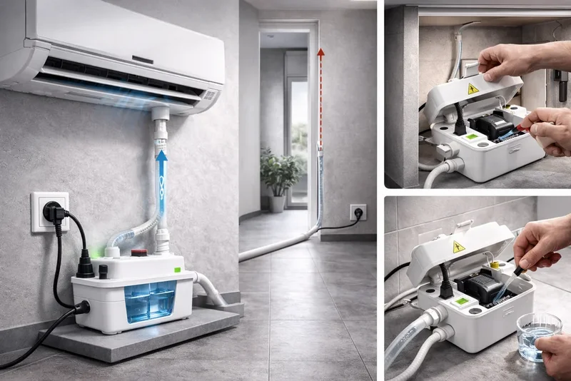 Помпа для кондиционера, компактная установка в Могилеве