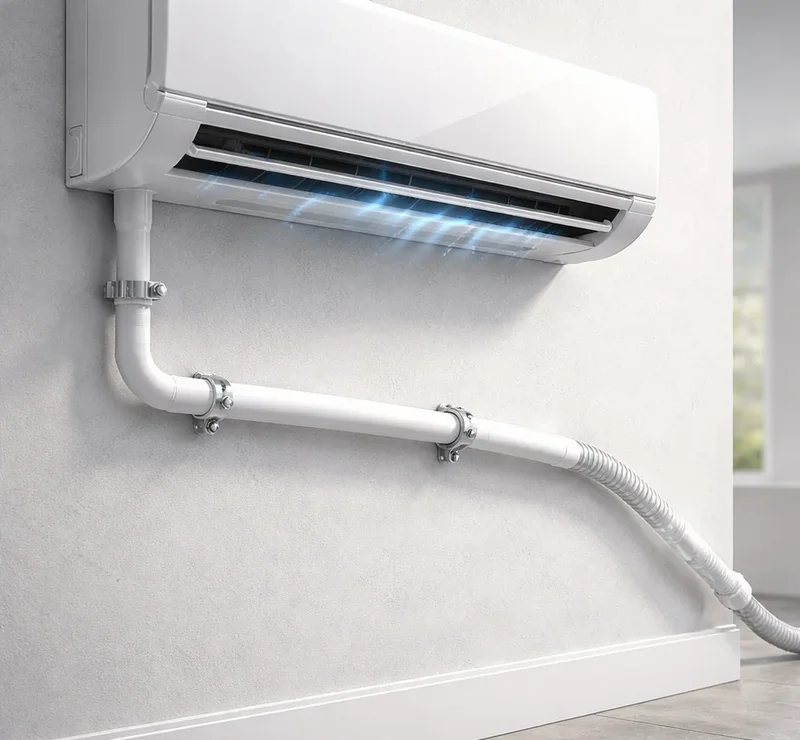 Монтаж дренажа самотеком с правильным уклоном в Могилеве