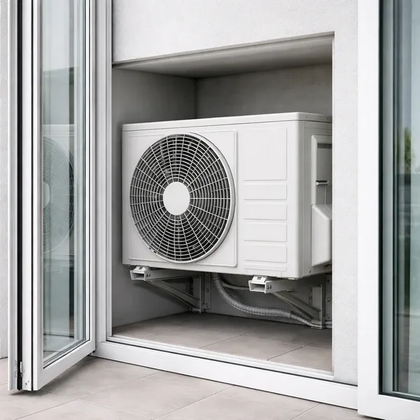 Где нельзя ставить наружный блок кондиционера в Могилеве — установка в закрытой нише