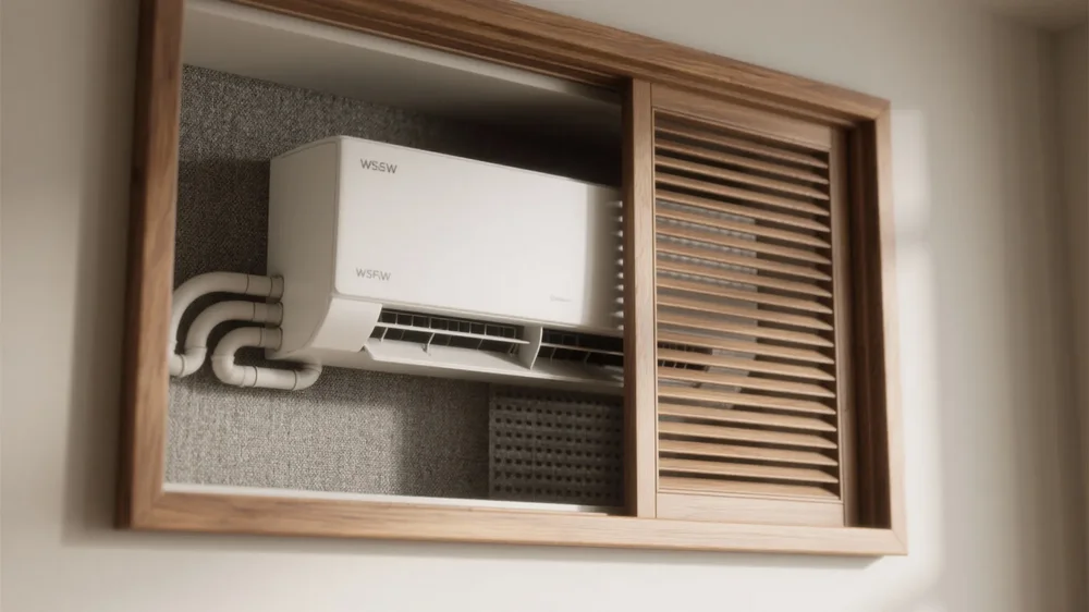 Правильный и неправильный дренаж кондиционера в Могилеве — уклон без петель и пример протечки